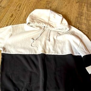 Black and white hoody